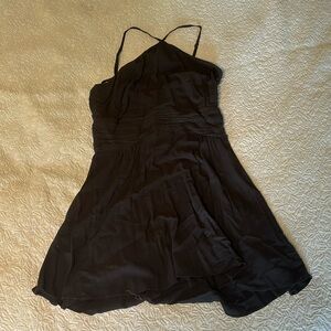 Urban outfitters black halter dress